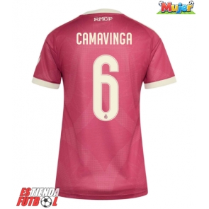 Real Madrid Eduardo Camavinga #6 Tercera Equipación Mujer 2026-27 Manga Corta